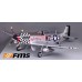 FMS 1450MM (57") P-51D (V8) RED BIG BEAUTIFUL DOLL PNP