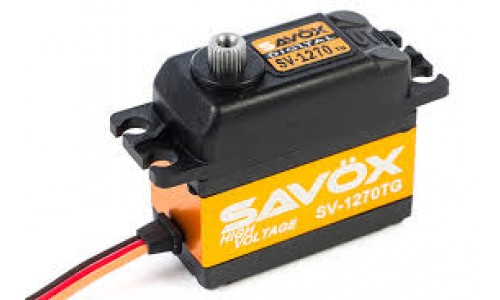 Savox SV-1270TG - Digital - High Voltage - Coreless Motor - Titanium Gear